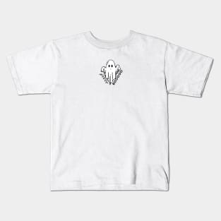 BOOO - Arabic Calligraphy Ghost Design Kids T-Shirt